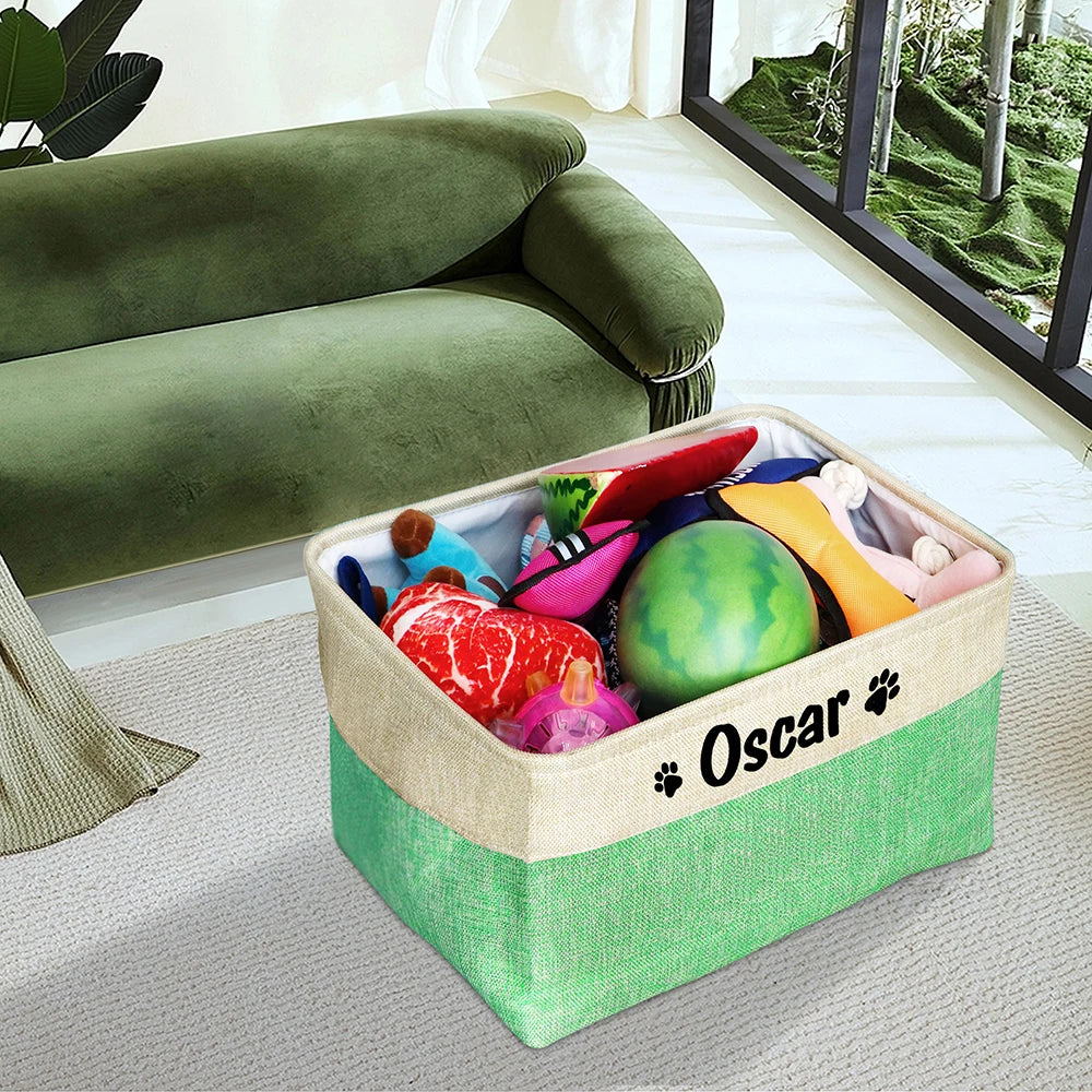 "🐾Portable Storage Bag for Pet Supplies | Waterproof & Odor-Resistant Fabric | Perfect for Dog/Cat Food, Toys & Gear 🦮🐈"