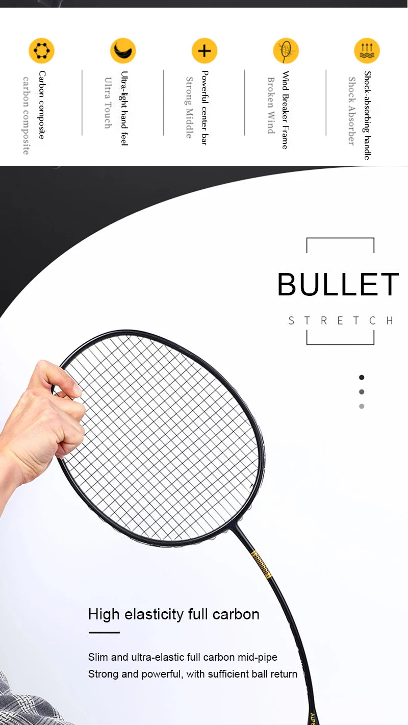 "🏸 Pro Badminton Racket | Pro-Grade Power & Control | Perfect for Training & Play 🏆"