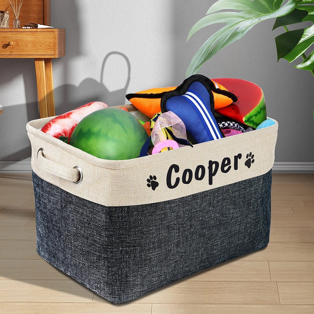 "🐾Portable Storage Bag for Pet Supplies | Waterproof & Odor-Resistant Fabric | Perfect for Dog/Cat Food, Toys & Gear 🦮🐈"