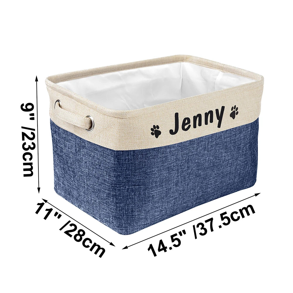 "🐾Portable Storage Bag for Pet Supplies | Waterproof & Odor-Resistant Fabric | Perfect for Dog/Cat Food, Toys & Gear 🦮🐈"