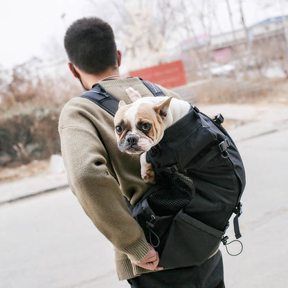 Pet backpack"🐕🎒 Pet Backpack Carrier – Breathable & Escape-Proof for Cats/Small Dogs | Lightweight Travel Bubble Bag"