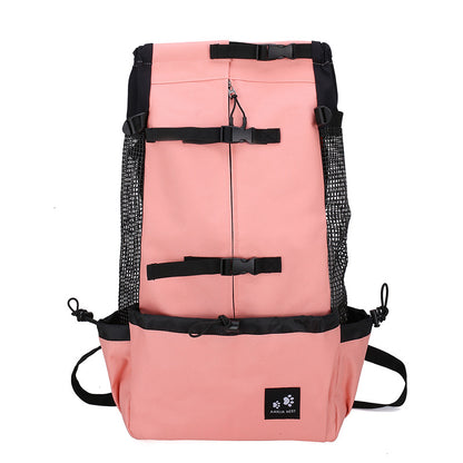 Pet backpack"🐕🎒 Pet Backpack Carrier – Breathable & Escape-Proof for Cats/Small Dogs | Lightweight Travel Bubble Bag"
