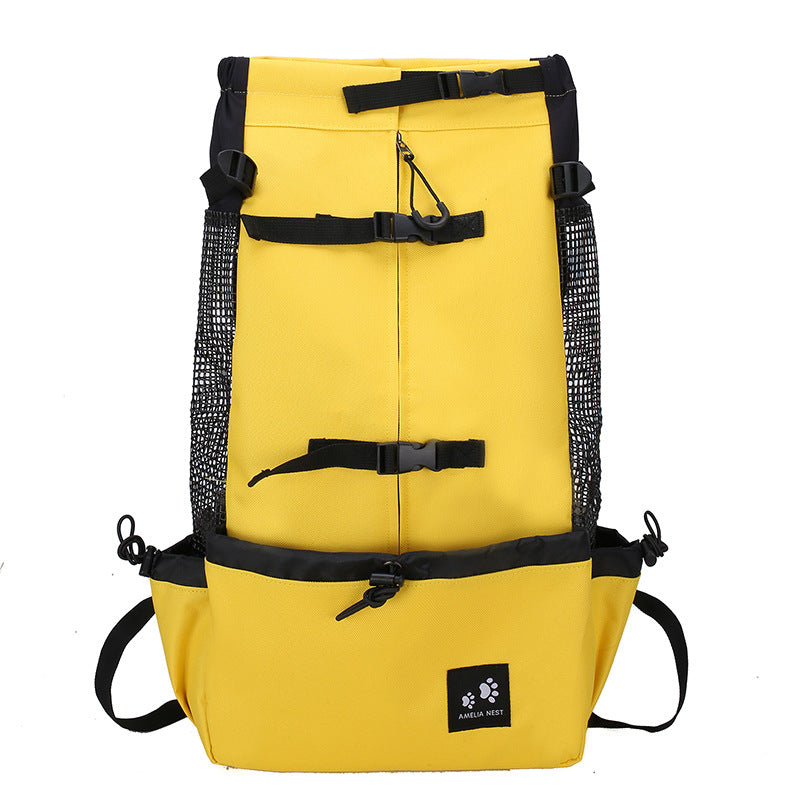 Pet backpack"🐕🎒 Pet Backpack Carrier – Breathable & Escape-Proof for Cats/Small Dogs | Lightweight Travel Bubble Bag"