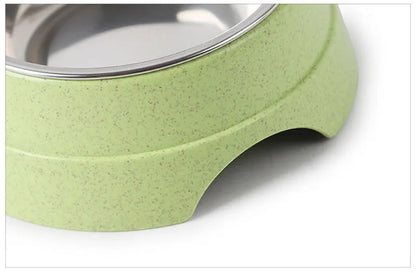 "Premium Duo Pet Bowl  🥣 | Non-Slip Base 🛑 | Perfect for Cats & Dogs 🐶🐱 | Easy-Clean Design"