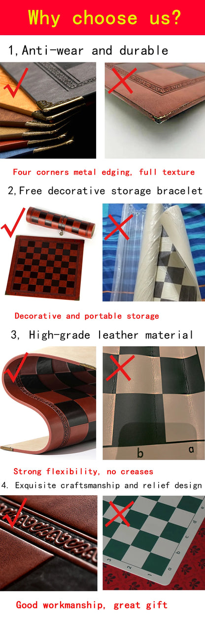 "Ultimate Camping Chess Companion | 9 Nature-Inspired Colors 🍂 | Anti-Slip Outdoor Board | Perfect for Picnics & Campfires 🔥"