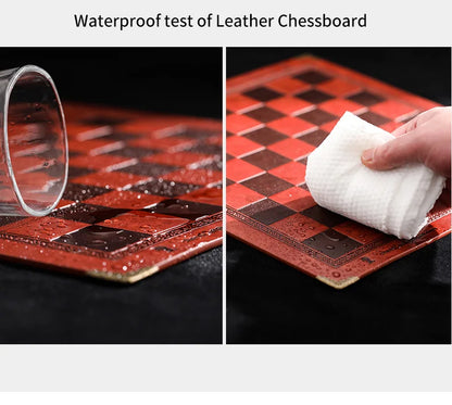 "Ultimate Camping Chess Companion | 9 Nature-Inspired Colors 🍂 | Anti-Slip Outdoor Board | Perfect for Picnics & Campfires 🔥"