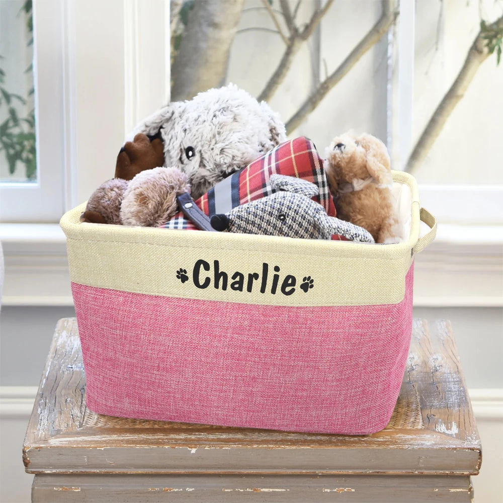 "🐾Portable Storage Bag for Pet Supplies | Waterproof & Odor-Resistant Fabric | Perfect for Dog/Cat Food, Toys & Gear 🦮🐈"