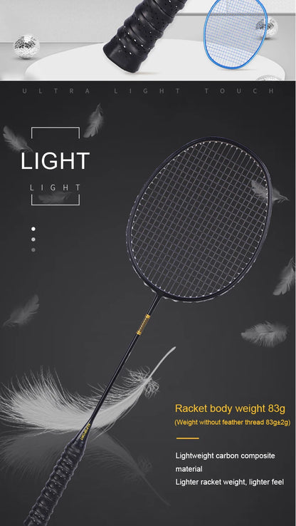 "🏸  Pro Badminton Racket  | Pro-Grade Power & Control | Perfect for Training & Play 🏆"
