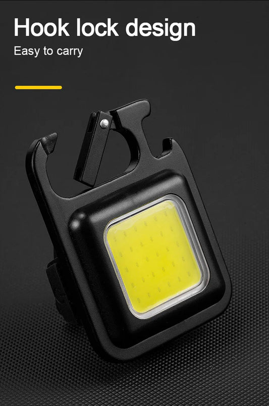 "1/3/5PCS Mini LED Keychain Flashlight ⚡ – USB Rechargeable, Waterproof 🌀, Perfect for Camping 🏕️, Fishing & Emergencies!"