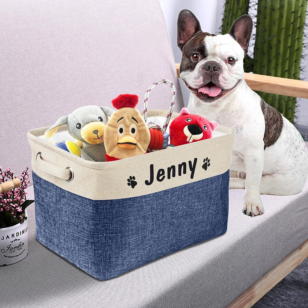 "🐾Portable Storage Bag for Pet Supplies | Waterproof & Odor-Resistant Fabric | Perfect for Dog/Cat Food, Toys & Gear 🦮🐈"