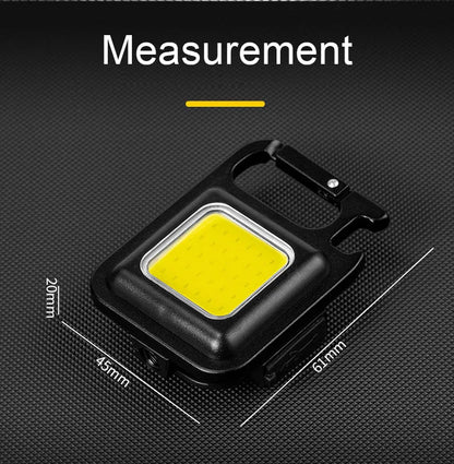 "1/3/5PCS Mini LED Keychain Flashlight ⚡ – USB Rechargeable, Waterproof 🌀, Perfect for Camping 🏕️, Fishing & Emergencies!"