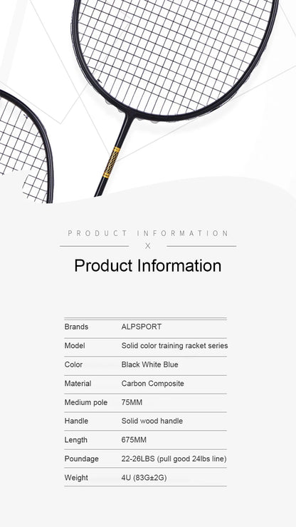 "🏸  Pro Badminton Racket  | Pro-Grade Power & Control | Perfect for Training & Play 🏆"