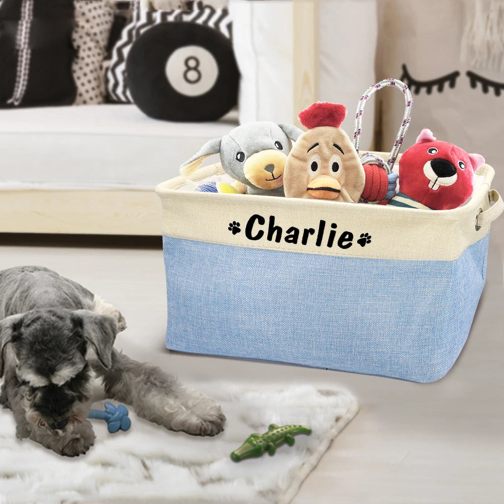 "🐾Portable Storage Bag for Pet Supplies | Waterproof & Odor-Resistant Fabric | Perfect for Dog/Cat Food, Toys & Gear 🦮🐈"
