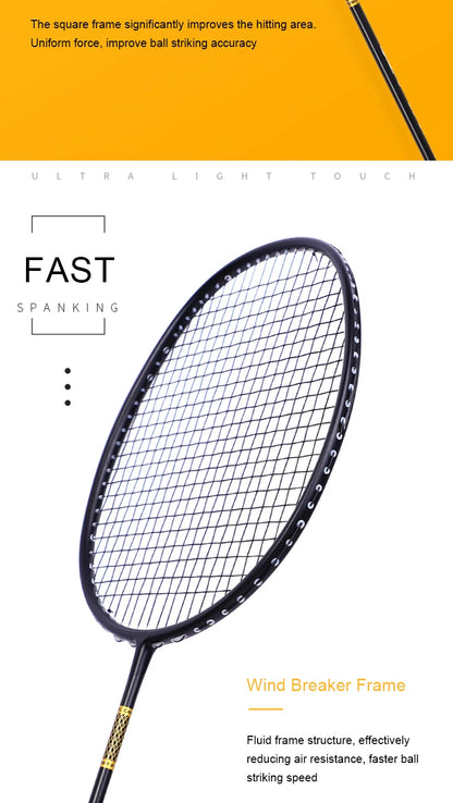 "🏸  Pro Badminton Racket  | Pro-Grade Power & Control | Perfect for Training & Play 🏆"