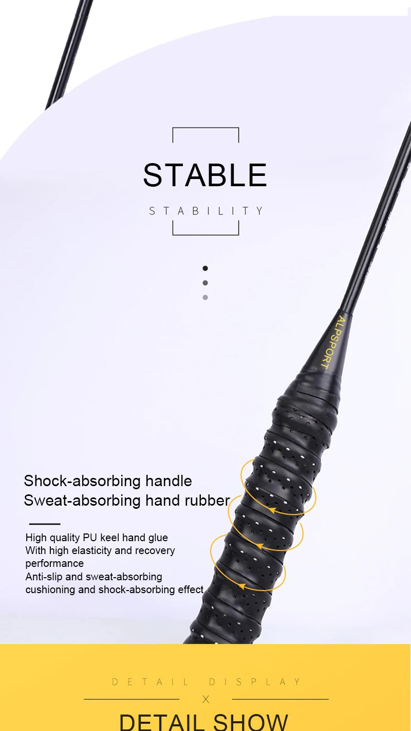 "🏸  Pro Badminton Racket  | Pro-Grade Power & Control | Perfect for Training & Play 🏆"