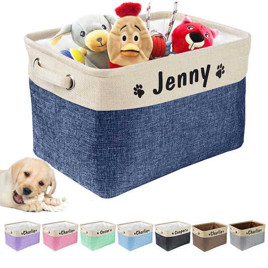 "🐾Portable Storage Bag for Pet Supplies | Waterproof & Odor-Resistant Fabric | Perfect for Dog/Cat Food, Toys & Gear 🦮🐈"