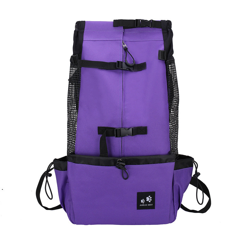 Pet backpack"🐕🎒 Pet Backpack Carrier – Breathable & Escape-Proof for Cats/Small Dogs | Lightweight Travel Bubble Bag"